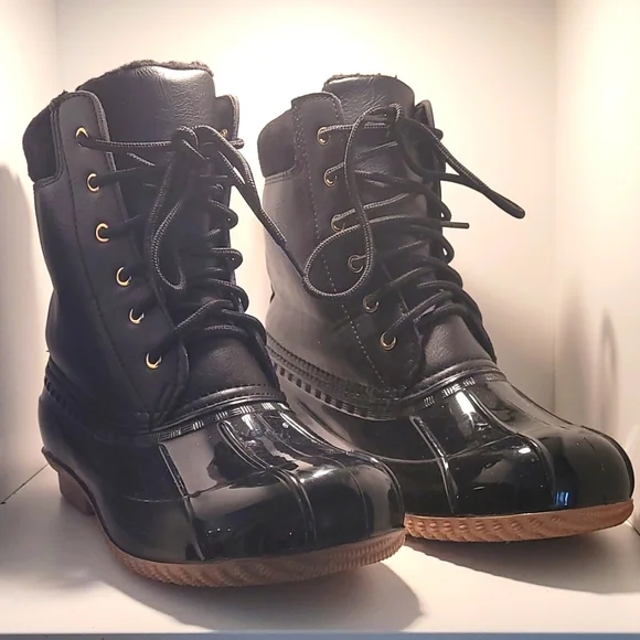 JustFab Shoes Jf Used Winter Or Rain Boots Poshmark